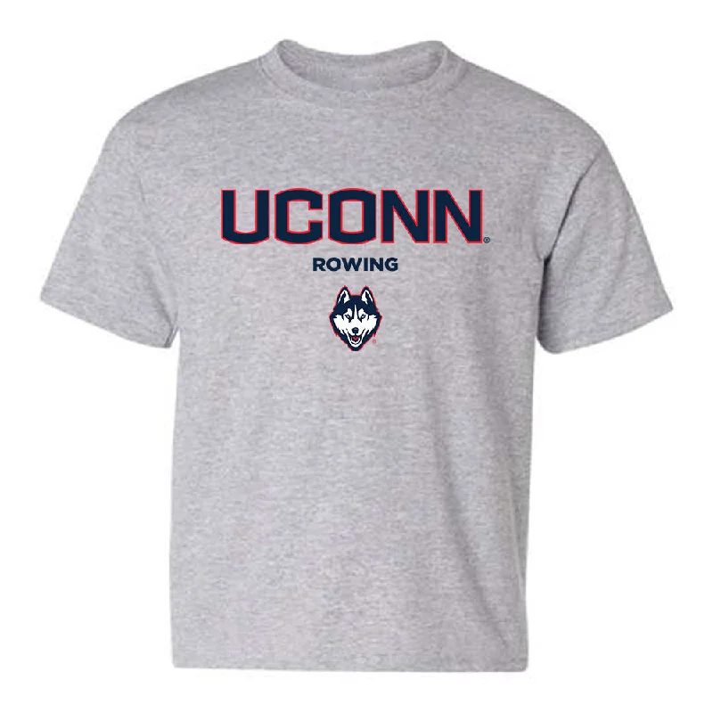 UConn - NCAA Women's Rowing : Alexa Lewis - Classic Shersey Youth T-Shirt-- Solid Color Striped Floral