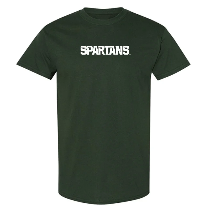 Michigan State - NCAA Women's Rowing : Mya Bretzke - Generic Shersey T-Shirt-- Collared Crew Neck Turtle Neck