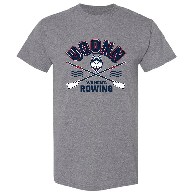 UConn - NCAA Women's Rowing : Alexa Lewis - Sports Shersey T-Shirt-- Collared T-Shirt Boat Neck A-Line
