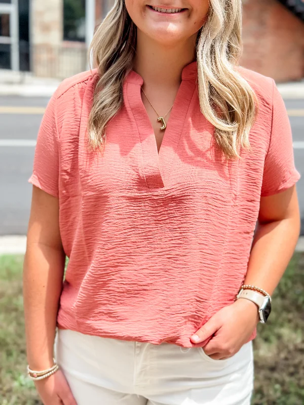 Casual Comforts Blouse,3 Colors Bell Sleeve Blouse