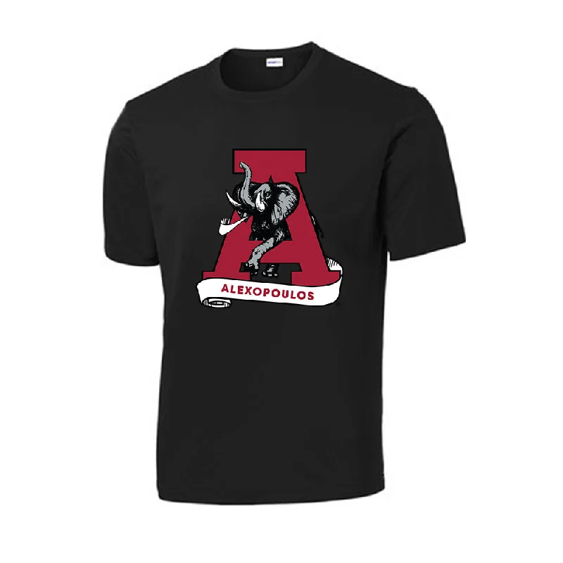 Alabama - NCAA Women's Rowing : Eleanor Alexopoulos - Activewear T-Shirt-- Ribbed Striped Patterned Alabama - NCAA Women's Rowing : Eleanor Alexopoulos - Activewear T-Shirt-- Ribbed Striped Patterned