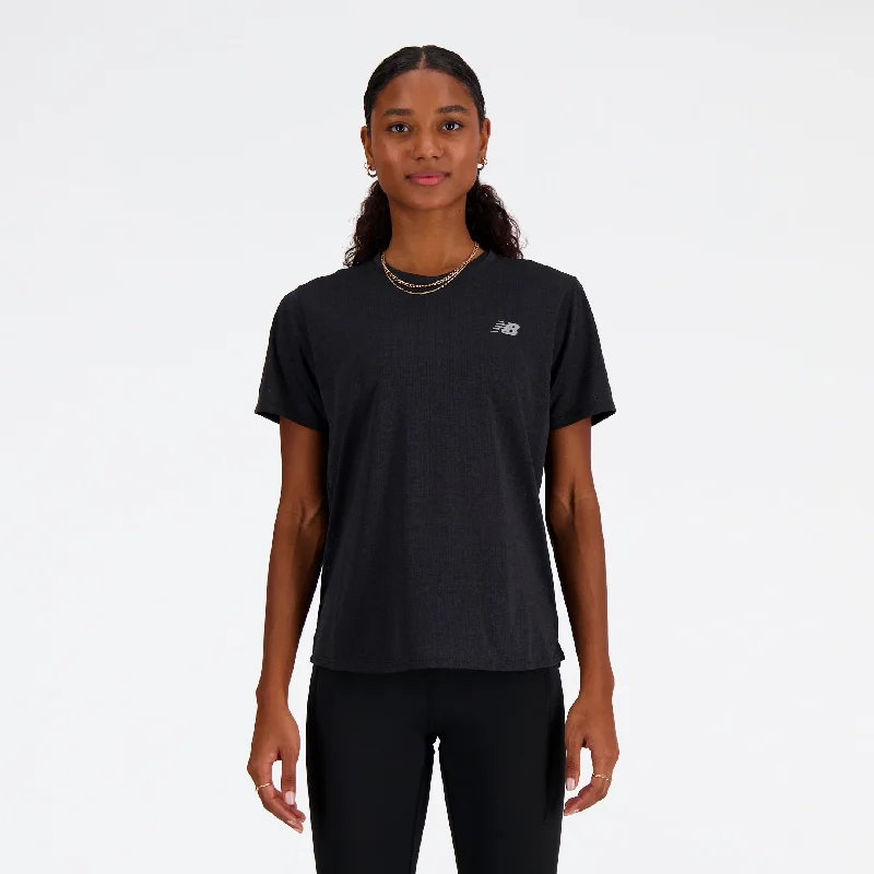 New Balance - Athletics T-Shirt - Femme-- Chenille Fabric Brocade Fabric Lace Fabric