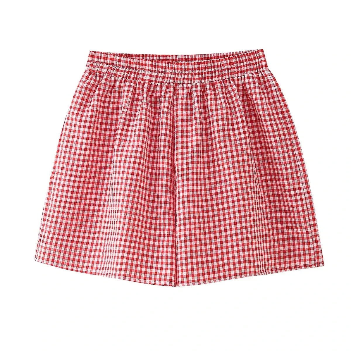 Red shorts only