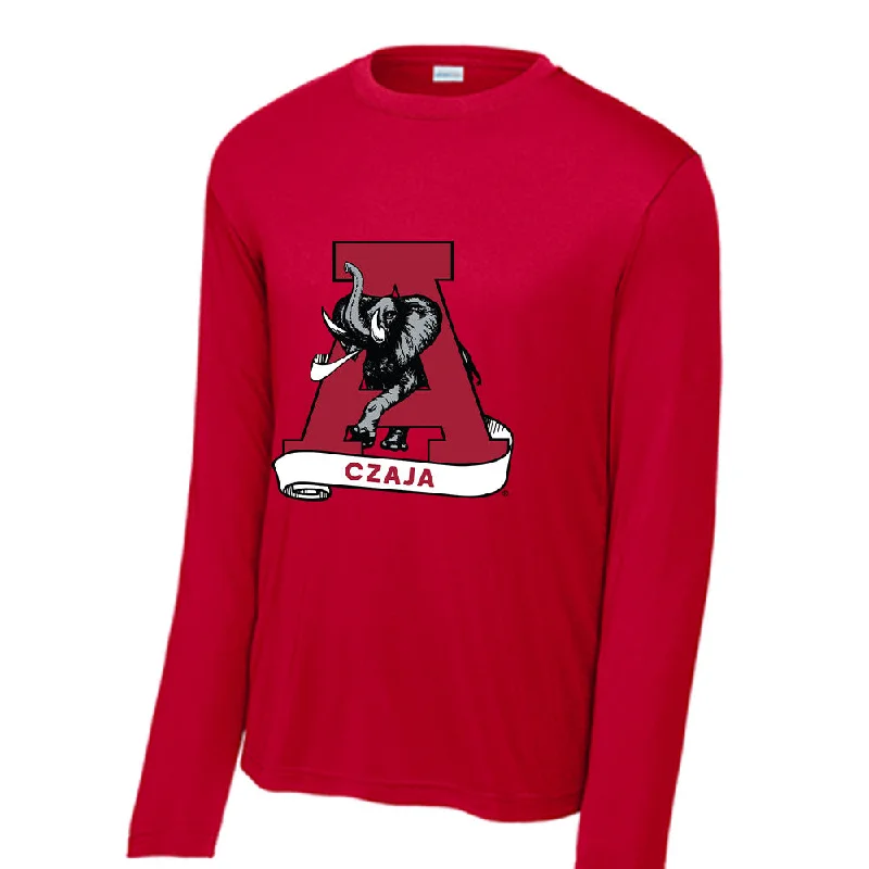 Alabama - NCAA Women's Rowing : Mary Czaja - Activewear Long Sleeve T-Shirt-- Collared Crew Neck Turtle Neck Alabama - NCAA Women's Rowing : Mary Czaja - Activewear Long Sleeve T-Shirt-- Collared Crew Neck Turtle Neck
