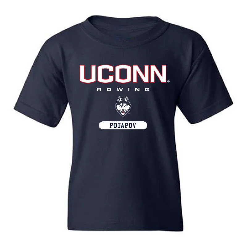 UConn - NCAA Women's Rowing : Daria Potapov - Classic Shersey Youth T-Shirt-- Front Pockets Side Pockets Patch Pockets