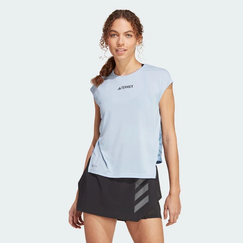 adidas Womens TERREX Agravic Pro Trail Running Top Blue T-Shirt Vest-- Faux Fur Fabric Real Fur Fabric Shearling Fabric adidas Womens TERREX Agravic Pro Trail Running Top Blue T-Shirt Vest-- Faux Fur Fabric Real Fur Fabric Shearling Fabric