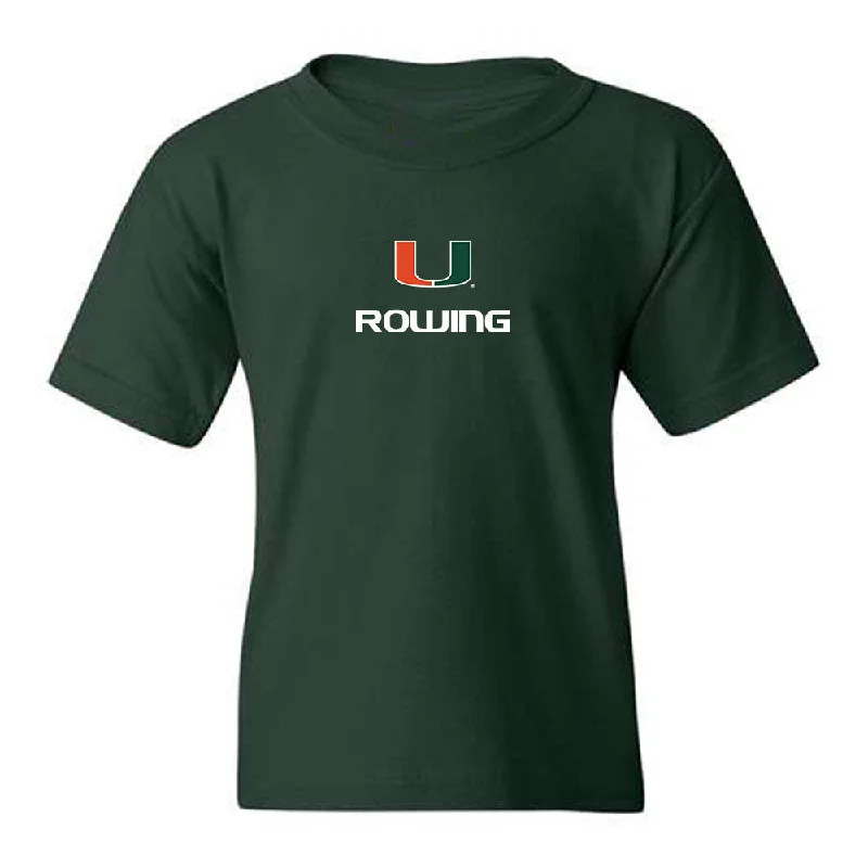 Miami - NCAA Women's Rowing : Trinity Ferebee - Classic Shersey Youth T-Shirt-- Nylon Fabric Polyester Fabric Spandex Fabric Miami - NCAA Women's Rowing : Trinity Ferebee - Classic Shersey Youth T-Shirt-- Nylon Fabric Polyester Fabric Spandex Fabric