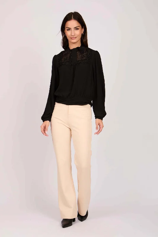 Blouse High Neck Blouse