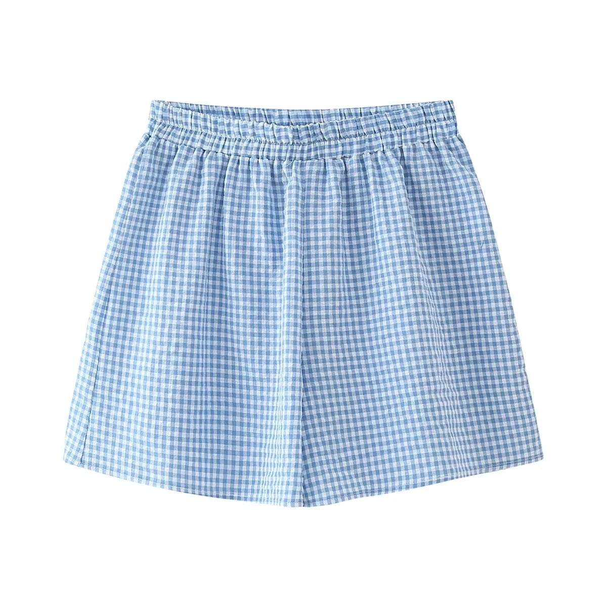 Blue shorts only