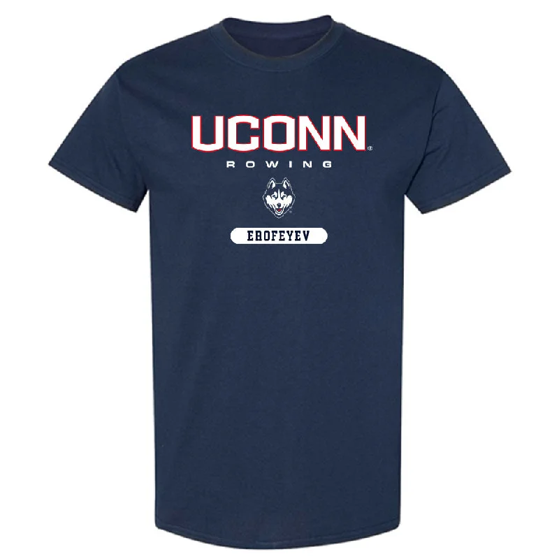 UConn - NCAA Women's Rowing : Evelyn Erofeyev - Classic Shersey T-Shirt-- Chenille Blend Fleece Blend Nylon Blend UConn - NCAA Women's Rowing : Evelyn Erofeyev - Classic Shersey T-Shirt-- Chenille Blend Fleece Blend Nylon Blend