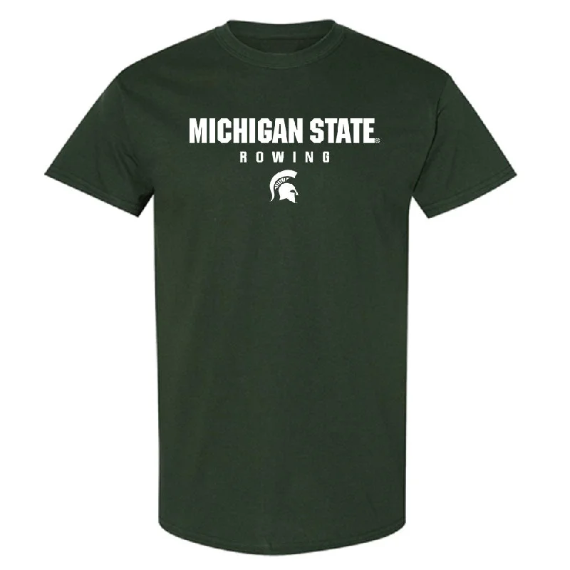 Michigan State - NCAA Women's Rowing : Reagan Korte - Classic Shersey T-Shirt-- Zippered Front Buttoned Front Snap Front Michigan State - NCAA Women's Rowing : Reagan Korte - Classic Shersey T-Shirt-- Zippered Front Buttoned Front Snap Front
