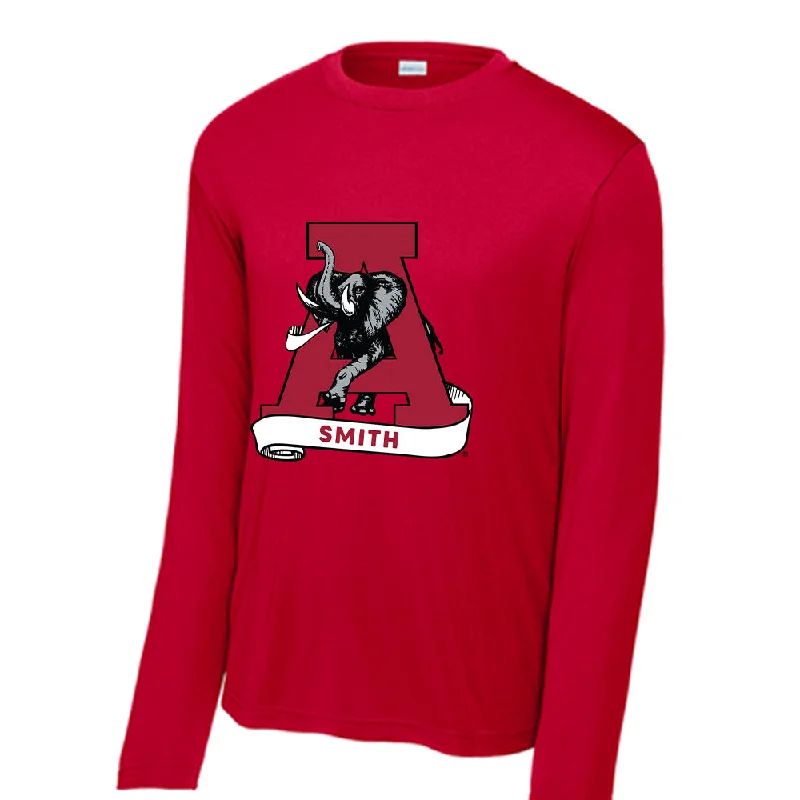 Alabama - NCAA Women's Rowing : Nadia Smith - Activewear Long Sleeve T-Shirt-- V-Neck T-Shirt Long Sleeve Cotton Alabama - NCAA Women's Rowing : Nadia Smith - Activewear Long Sleeve T-Shirt-- V-Neck T-Shirt Long Sleeve Cotton
