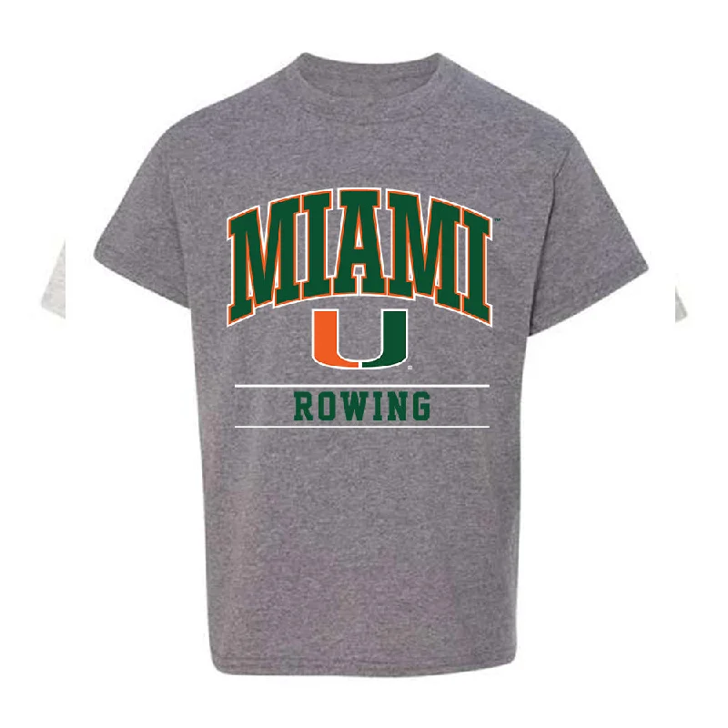 Miami - NCAA Women's Rowing : Holliday Prichard - Classic Shersey Youth T-Shirt-- Houndstooth Herringbone Solid Miami - NCAA Women's Rowing : Holliday Prichard - Classic Shersey Youth T-Shirt-- Houndstooth Herringbone Solid