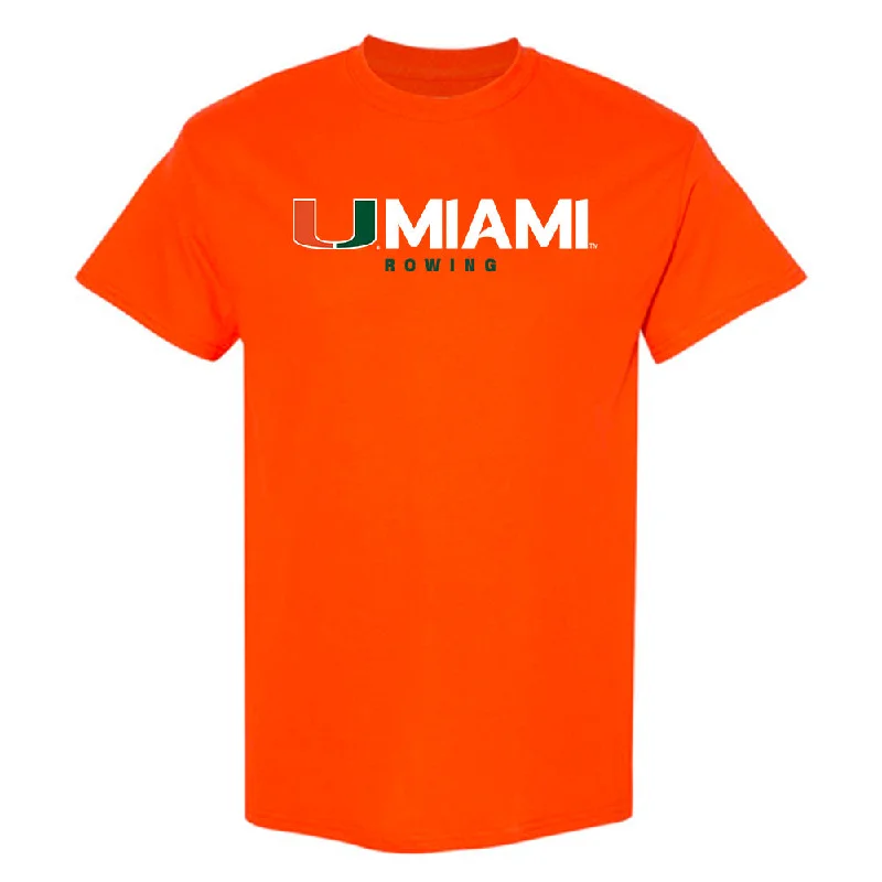 Miami - NCAA Women's Rowing : Holliday Prichard - Classic Shersey T-Shirt-- Spandex Blend Rayon Blend Denim Blend Miami - NCAA Women's Rowing : Holliday Prichard - Classic Shersey T-Shirt-- Spandex Blend Rayon Blend Denim Blend
