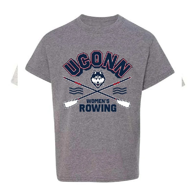 UConn - NCAA Women's Rowing : Alexa Lewis - Sports Shersey Youth T-Shirt-- Zippered Buttoned Snapped
