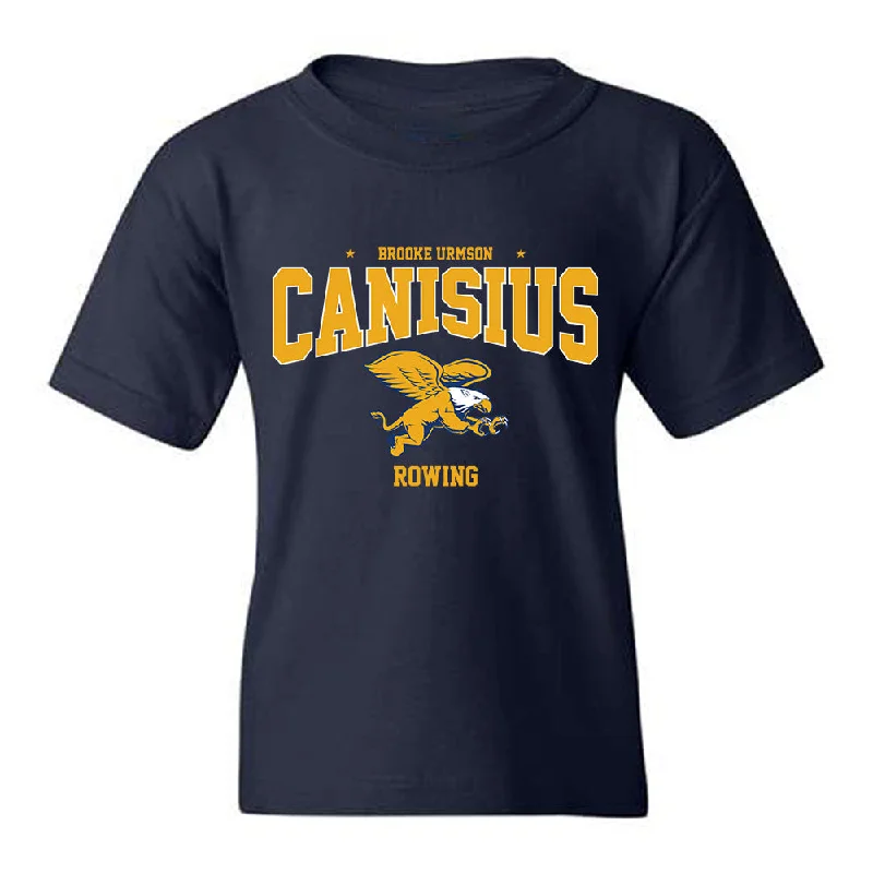 Canisius - NCAA Women's Rowing : Brooke Urmson - Classic Fashion Shersey Youth T-Shirt-- Jersey Fabric Tulle Fabric Batik Fabric