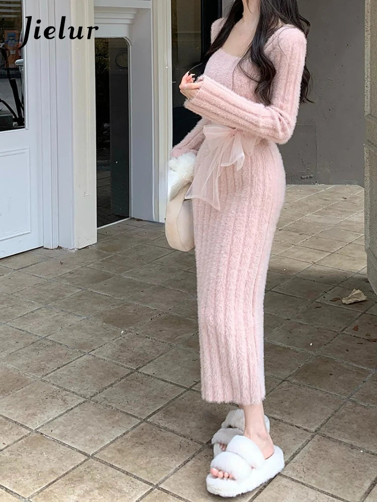 Pink Midi Dress