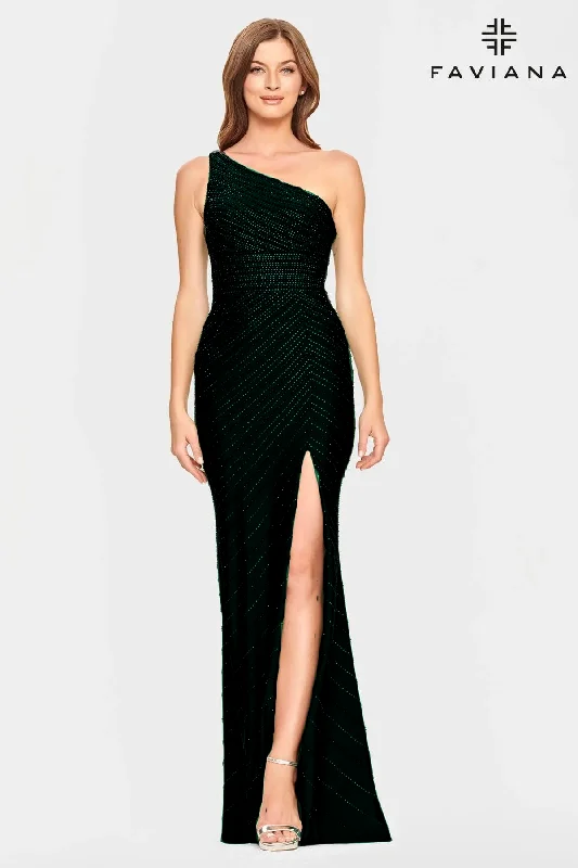 One Shoulder Party Dress with Rhinestone Beading | Black Off-the-shoulder Chic Trendy One Shoulder Party Dress with Rhinestone Beading | Black Off-the-shoulder Chic Trendy