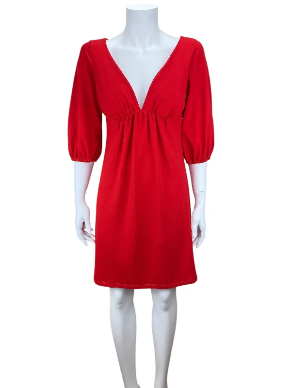 Susana Monaco Women's Knit Balloon Sleeve Dress Red Size L (may run small) Tunics Sale discount Susana Monaco Women's Knit Balloon Sleeve Dress Red Size L (may run small) Tunics Sale discount