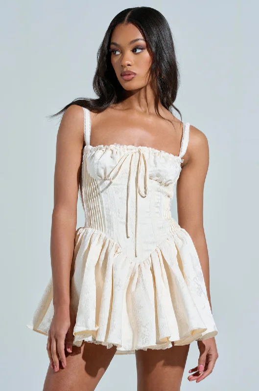 DANCE WITH ME MINI DRESS Fashionable Button-Front Mini Dress