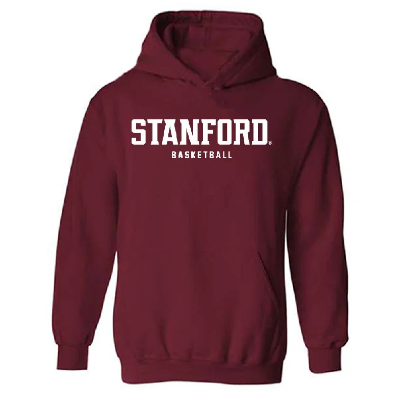 Stanford - NCAA Women's Basketball : Shay Ijiwoye - Classic Shersey Hooded Sweatshirt Hoodie with V-Neck Classic Versatile
