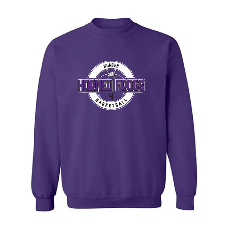 TCU - NCAA Women's Basketball : Donovyn Hunter - Classic Fashion Shersey Crewneck Sweatshirt Hoodie with High-Low Hem Asymmetrical Trendy