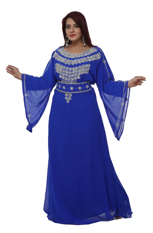 Abaya Moroccan Party Dress Off-the-shoulder Chic Trendy