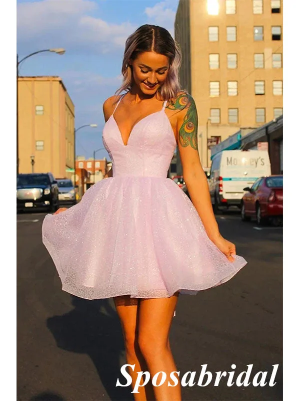 Sweety Pink Sequin Tulle Spaghetti Straps V-Neck A-line Mini Dresses/ Homecoming Dresses With Pleats, PD3550 Fashionable Denim Mini Dress Sweety Pink Sequin Tulle Spaghetti Straps V-Neck A-line Mini Dresses/ Homecoming Dresses With Pleats, PD3550 Fashionable Denim Mini Dress