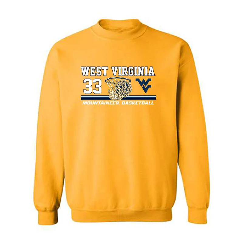 West Virginia - NCAA Women's Basketball : Tirzah Moore - Sports Shersey Crewneck Sweatshirt Hoodie with Tie-Dye Psychedelic Retro West Virginia - NCAA Women's Basketball : Tirzah Moore - Sports Shersey Crewneck Sweatshirt Hoodie with Tie-Dye Psychedelic Retro