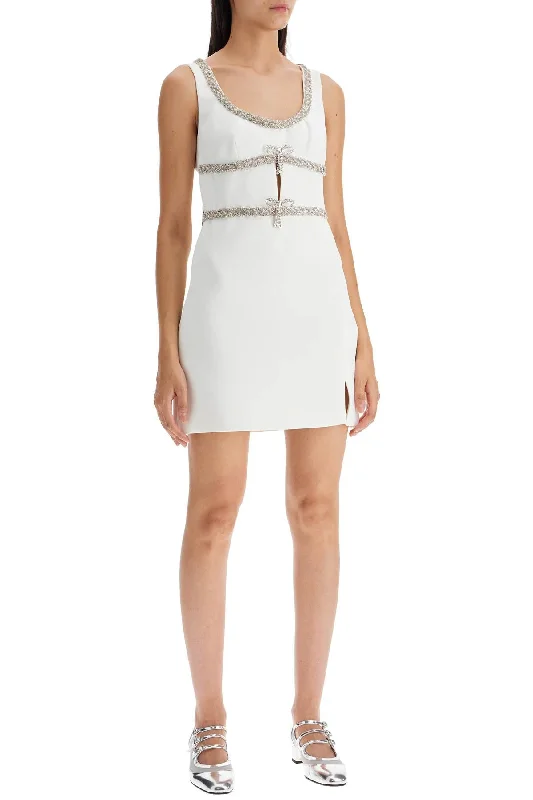 Self Portrait Sleeveless Sheath Dress With Tunics Silk luxurious