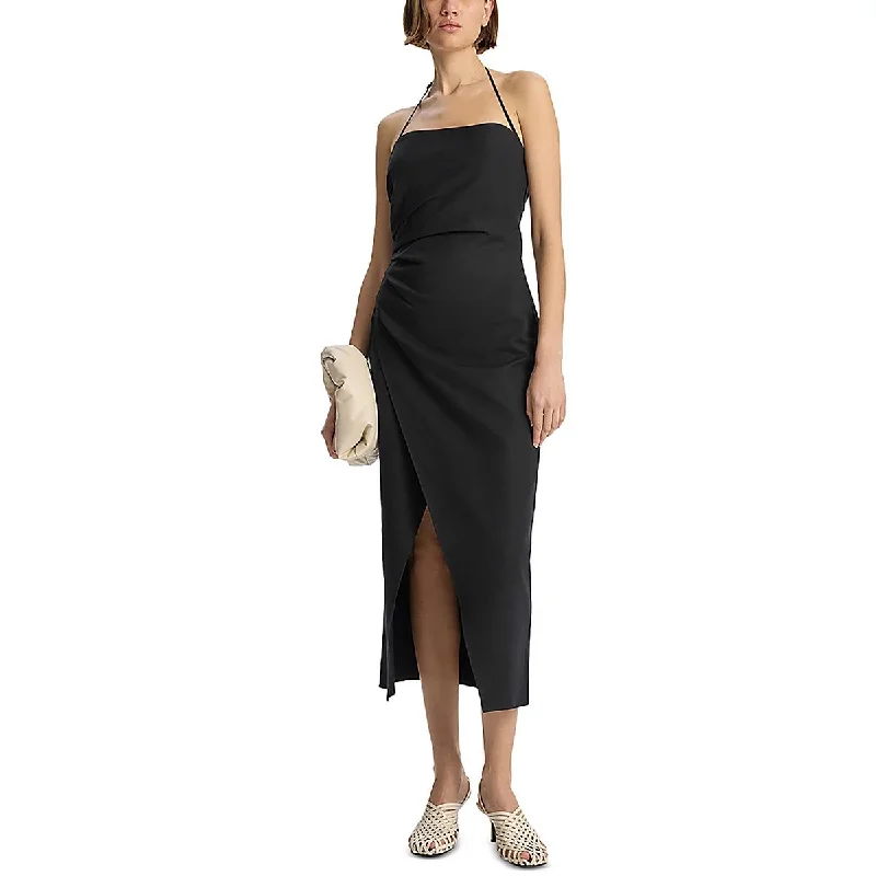 Charlotte Womens Solid Cotton Sheath Dress Pencil Office Professional