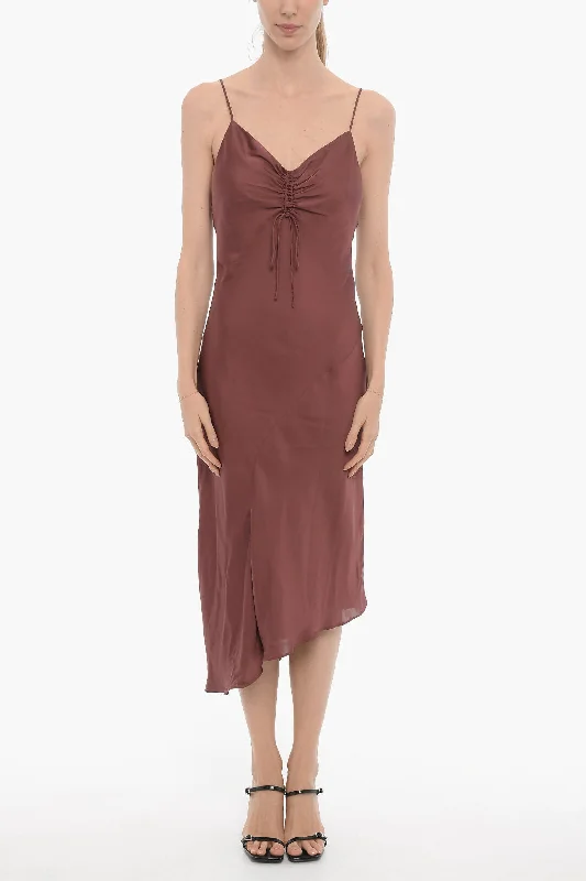 AllSaints Asymmetrical ALEXIA Dress with Gathering at the Bust Tunics Handmade artisanal AllSaints Asymmetrical ALEXIA Dress with Gathering at the Bust Tunics Handmade artisanal