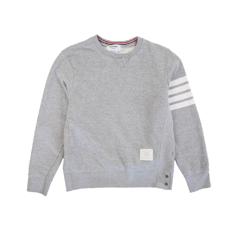Thom Browne Sweatshirt - Women's 3 Hoodie with Raw Hem Edgy Unfinished