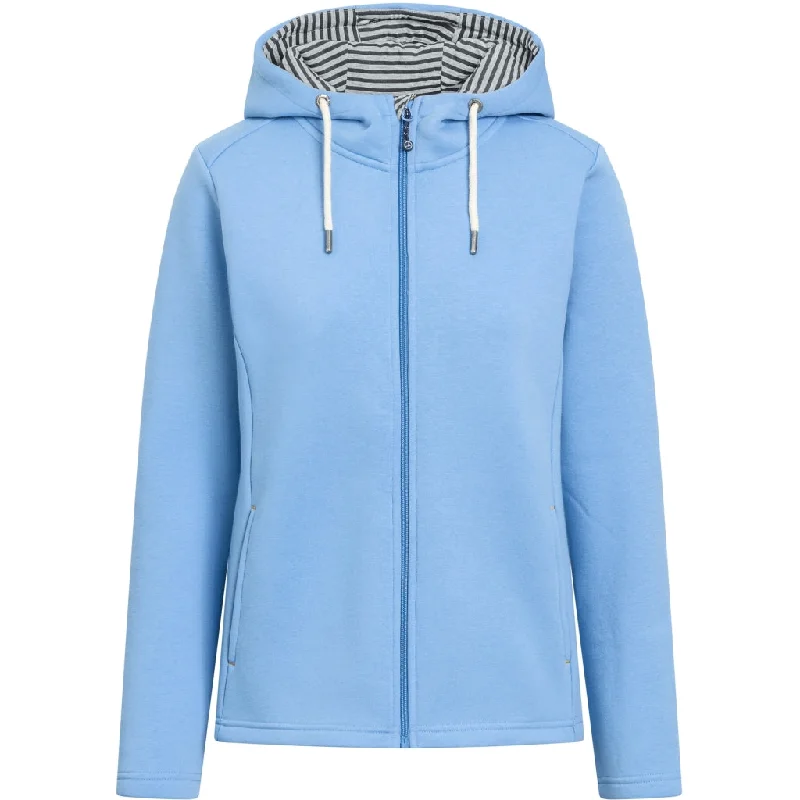 Juliane Sweatshirt - Vista Blue Hoodie with Oversized Fit Loose Comfortable