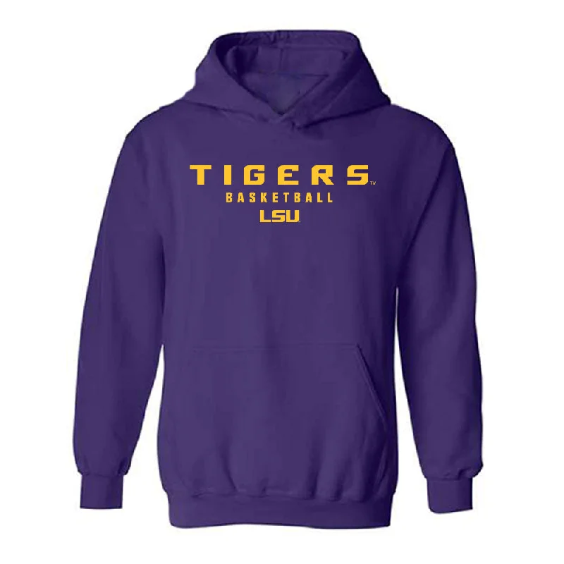 LSU - NCAA Women's Basketball : Mikaylah Williams - Classic Shersey Hooded Sweatshirt Hoodie with V-Neck Classic Versatile