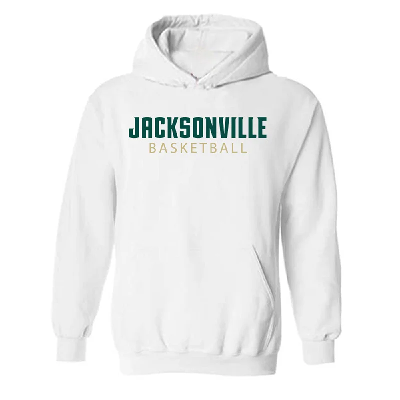 Jacksonville - NCAA Women's Basketball : Sana'a Garrett - Classic Shersey Hooded Sweatshirt Hoodie with Hem Frayed Vintage Worn Jacksonville - NCAA Women's Basketball : Sana'a Garrett - Classic Shersey Hooded Sweatshirt Hoodie with Hem Frayed Vintage Worn