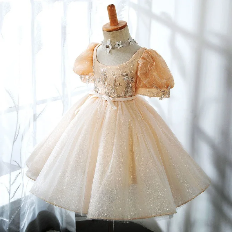 Girl Formal Dresses Baby Girl Ball Gowns Princess Dress Floral Sequin Fluffy Birthday Party Dress Sequined Elegant Party Girl Formal Dresses Baby Girl Ball Gowns Princess Dress Floral Sequin Fluffy Birthday Party Dress Sequined Elegant Party