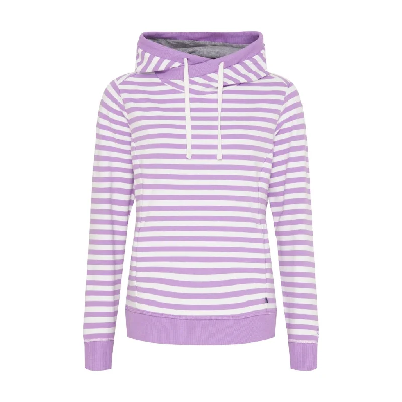 Molly Sweat Hoodie - Violet/Pearl Hoodie with Slim Fit Tailored Modern
