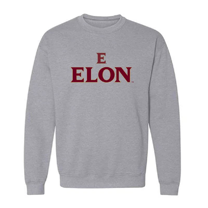 Elon - NCAA Women's Basketball : Hannah Dereje - Classic Fashion Shersey Crewneck Sweatshirt Hoodie with Frayed Bohemian Relaxed Elon - NCAA Women's Basketball : Hannah Dereje - Classic Fashion Shersey Crewneck Sweatshirt Hoodie with Frayed Bohemian Relaxed