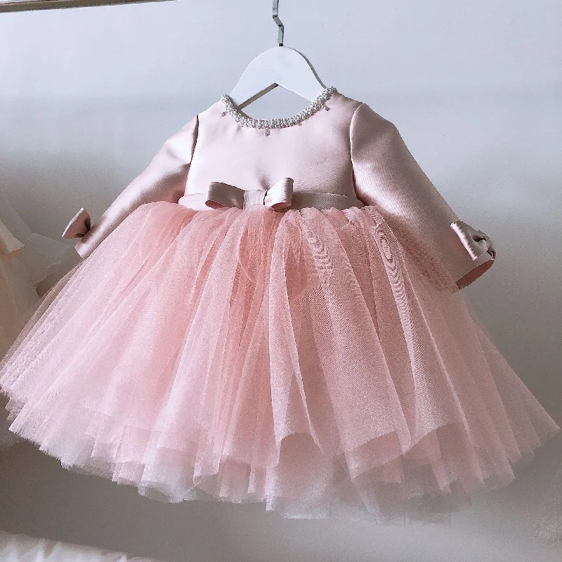 Baby Girl and Toddler Lace Bow Cake Princess Dress Birthday Party Dress Tunics Favorite customer Baby Girl and Toddler Lace Bow Cake Princess Dress Birthday Party Dress Tunics Favorite customer