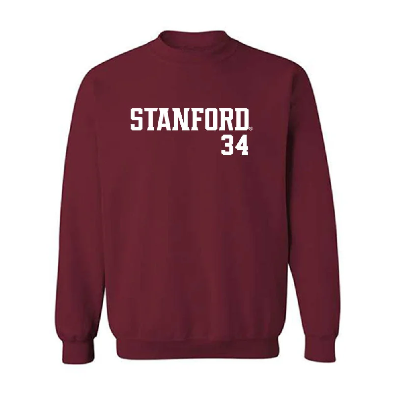 Stanford - NCAA Women's Basketball : Tess Heal - Classic Shersey Crewneck Sweatshirt Hoodie with Raw Hem Edgy Unfinished Stanford - NCAA Women's Basketball : Tess Heal - Classic Shersey Crewneck Sweatshirt Hoodie with Raw Hem Edgy Unfinished