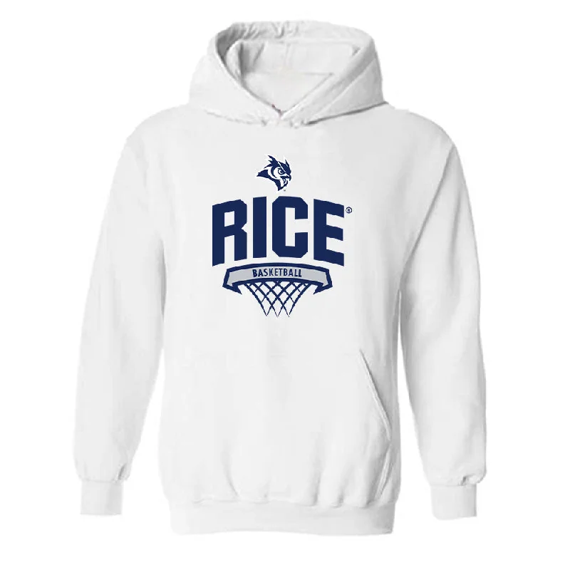Rice - NCAA Women's Basketball : Kennedy Clifton - Sports Shersey Hooded Sweatshirt Hoodie with Crew Neck Simple Timeless