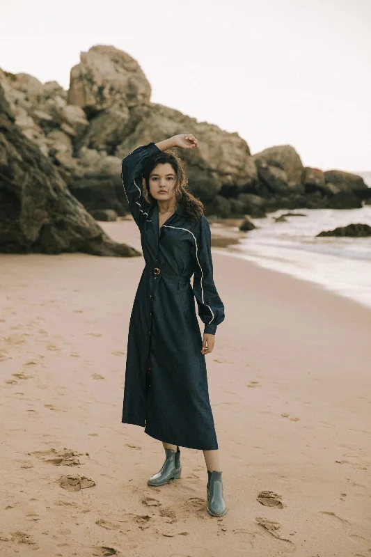 ANADYR DRESS - DENIM Tunics Canvas sturdy