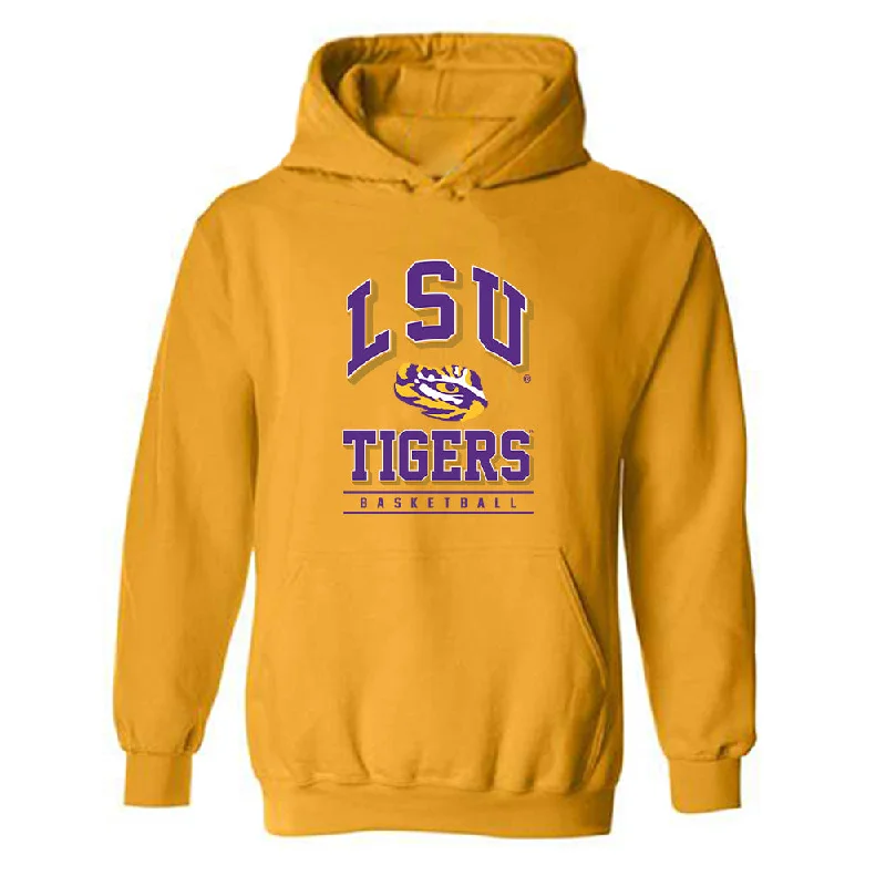 LSU - NCAA Women's Basketball : Mikaylah Williams - Classic Shersey Hooded Sweatshirt Hoodie with High Neck Warm Protective