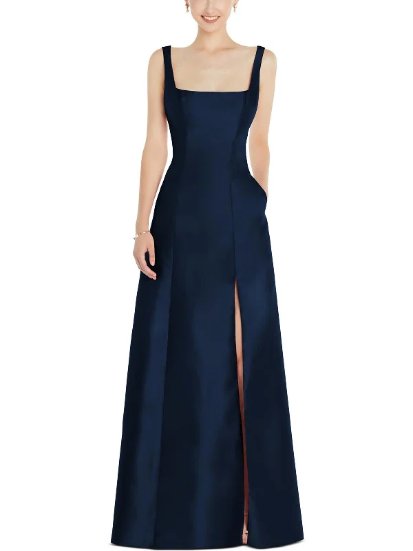 Womens Panel Maxi Evening Dress Tunics Versatile all-occasion