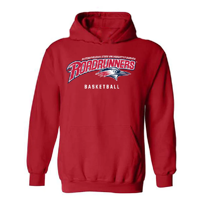 MSU Denver - NCAA Women's Basketball : Amanda Byrnes - Hooded Sweatshirt Hoodie with Elastic Cuffs Stretchable Comfortable MSU Denver - NCAA Women's Basketball : Amanda Byrnes - Hooded Sweatshirt Hoodie with Elastic Cuffs Stretchable Comfortable