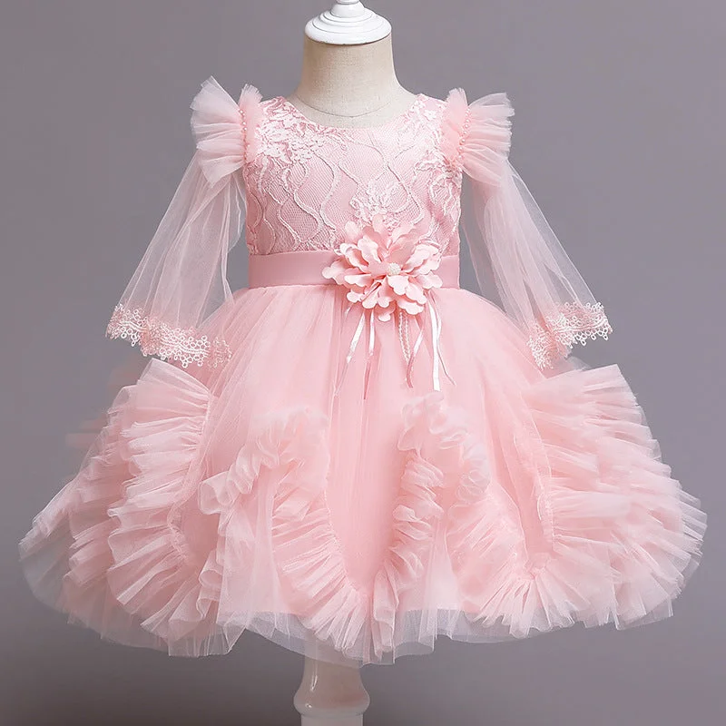 Baby Girl Pageant Princess Dresses Infant Summer Puffy Birthday Party Dresses Shift Classic Vintage Baby Girl Pageant Princess Dresses Infant Summer Puffy Birthday Party Dresses Shift Classic Vintage