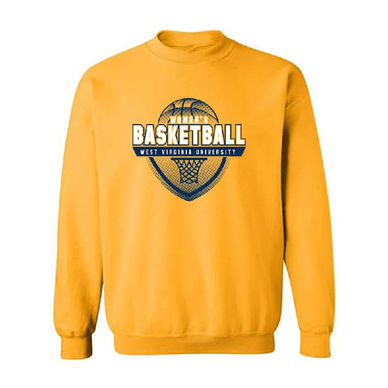 West Virginia - NCAA Women's Basketball : Tirzah Moore - Generic Sports Shersey Crewneck Sweatshirt Hoodie with Earth Tones Natural Calm West Virginia - NCAA Women's Basketball : Tirzah Moore - Generic Sports Shersey Crewneck Sweatshirt Hoodie with Earth Tones Natural Calm
