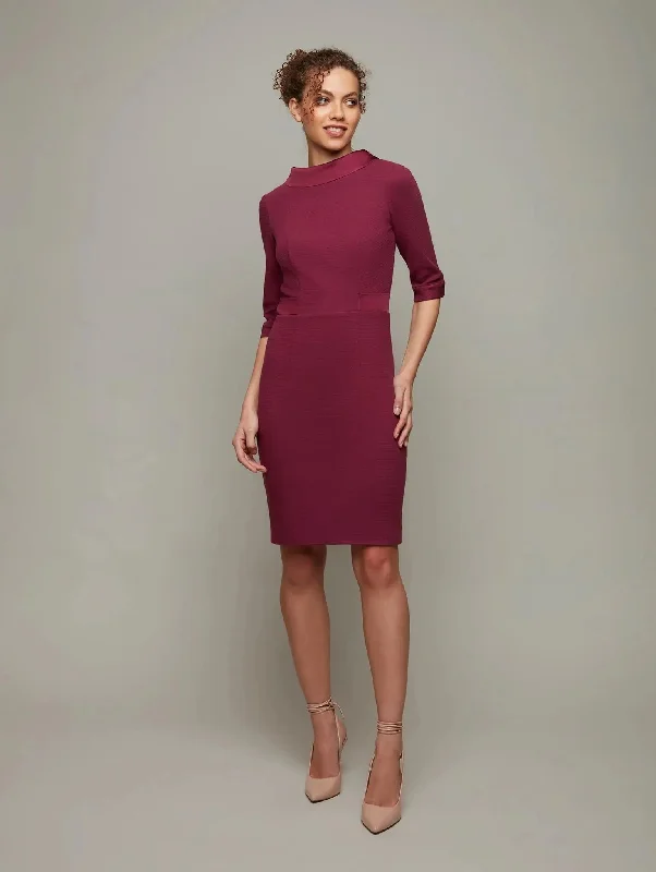 SERAC | Boat-Collar Sheath Dress Tunics Custom made