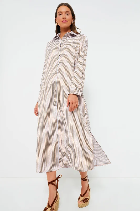 Lilac Stripe Seersucker Griffin Dress Tunics New arrival